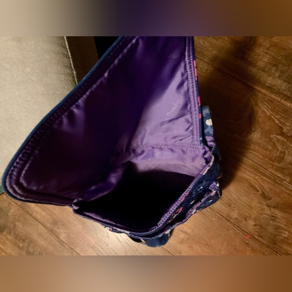 Vera Bradley violet crossbody purse and matching wallet. EUC - Picture 4 of 15